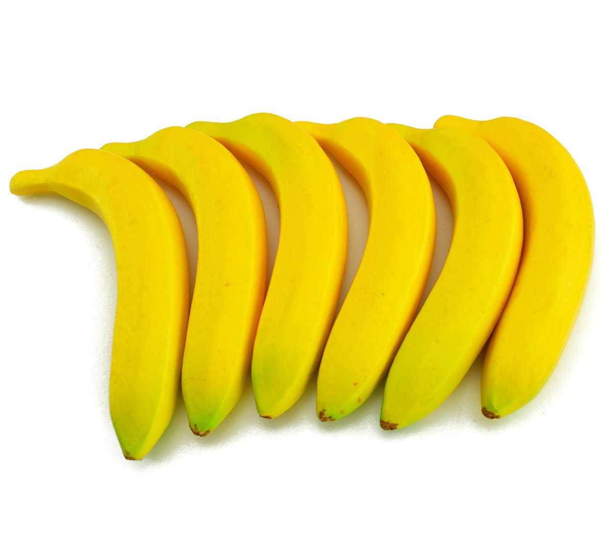 Plastic Simulation Yellow Artificial Fruits Lifelike Kitchen Fake Fruit Bananas